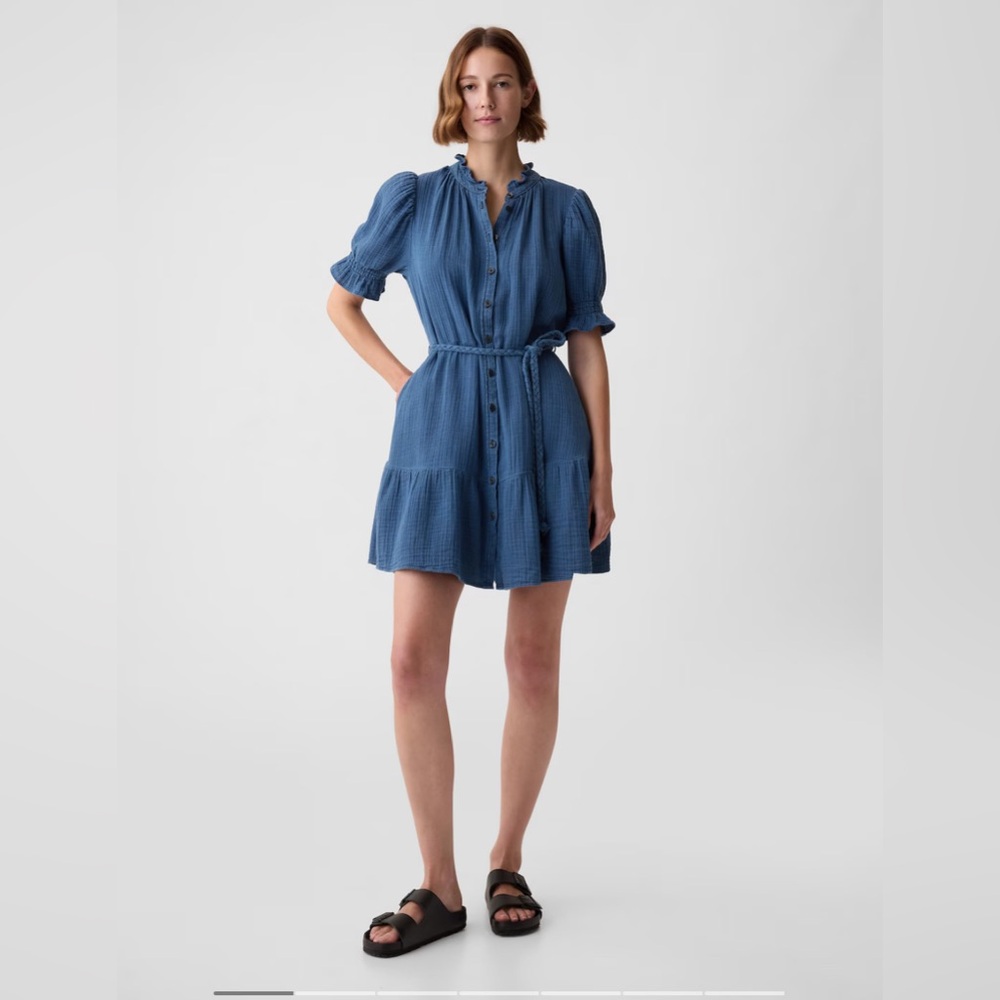 EUC TALL Crinkle Dress